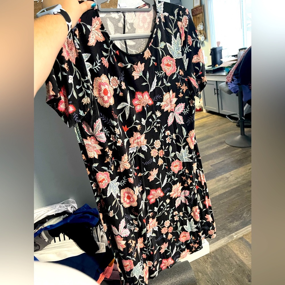 Floral T-Shirt Dress